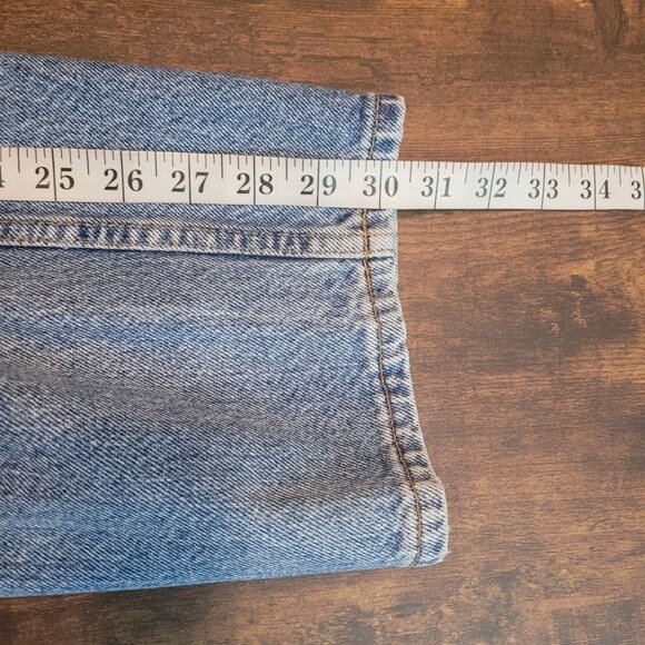 Vtg Levi's 580 Baggy Jeans Orange Tab USA Men 34x32 (Fits 32x30) 90's Light Wash - Picture 10 of 11